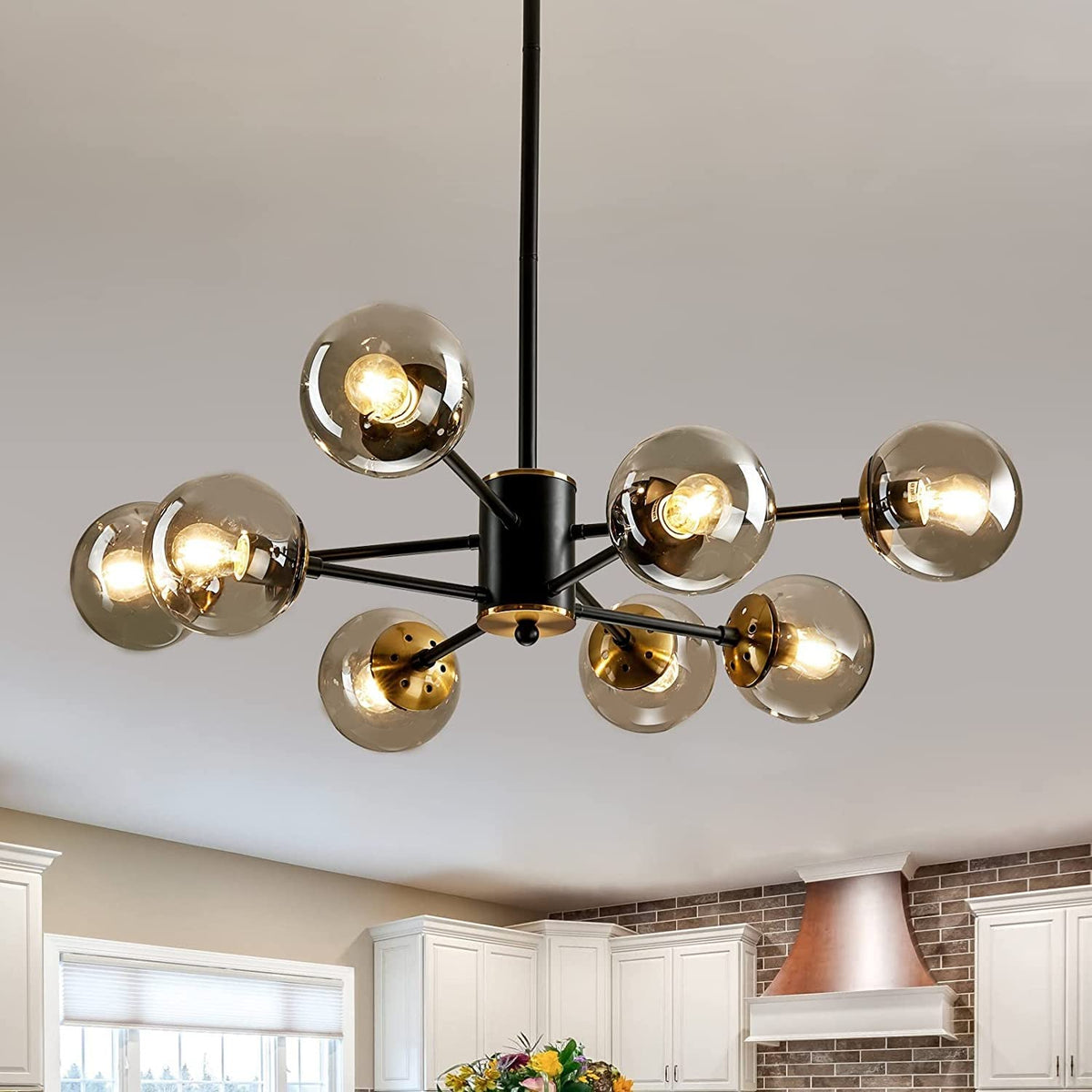 Classic Modern Antique Brass Finish Ceiling Pendant Light