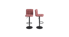 Pink Color Neo Swiel Adjustable Bar Stool