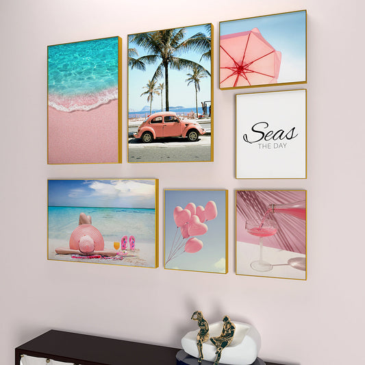 Holiday Beach Wall Frame Set of 7