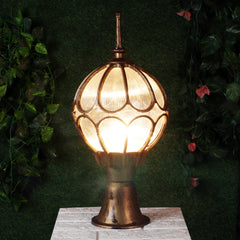 Ancient Era Designer Globe Outdoor Gate Light