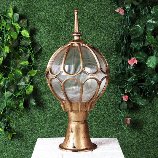 Ancient Era Designer Globe Outdoor Gate Light