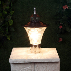 Textured Glass Designer Mini Outdoor Light