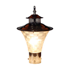 Textured Glass Designer Mini Outdoor Light