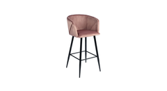 Pink Color Clea Counter Stool