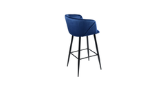 Blue Color Clea Counter Stool