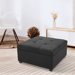 Falan Velvet Ottoman/Poufee Stool