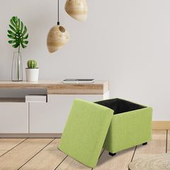 Square Stoage Ottoman With Storage Stool