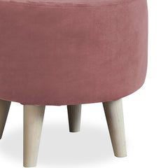 Parker Velvet Ottoman/Poufee Stool