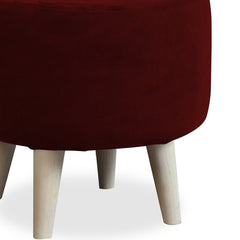 Parker Velvet Ottoman/Poufee Stool