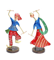 Garba Human Figurine Set Of 2 table decor