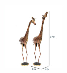 Giraffe Animal set of 2 table decor