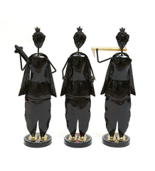 Krishna musician Figurine Set Of 3 table decor