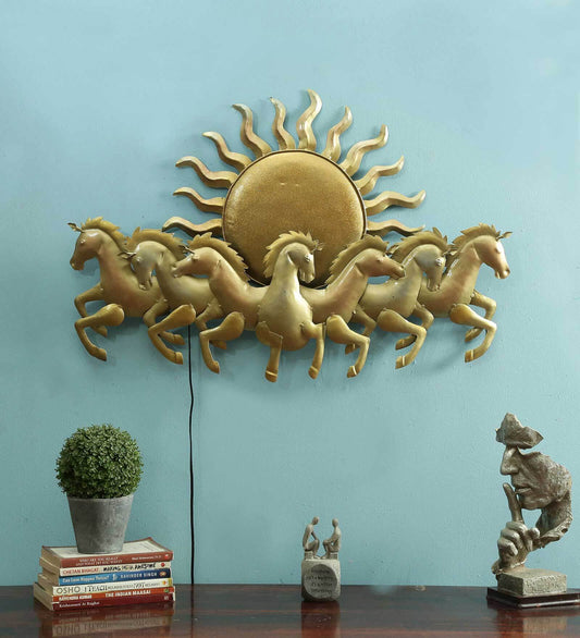 Medium Sunhorse Metal Wall Decor