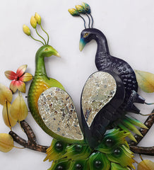 Double Peacock Wall Decor