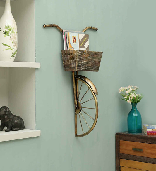 Basket Cycle Wall Decor