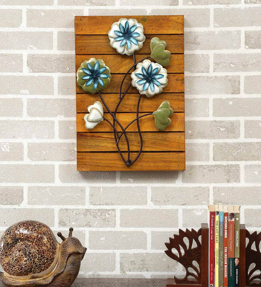 Wooden Flower Wall Decor