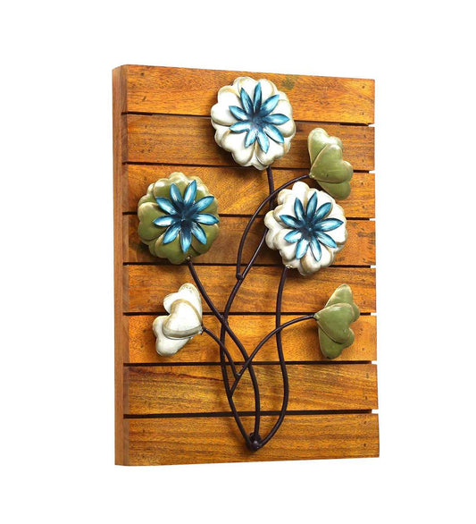 Wooden Flower Wall Decor