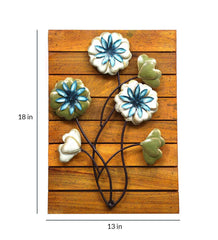 Wooden Flower Wall Decor