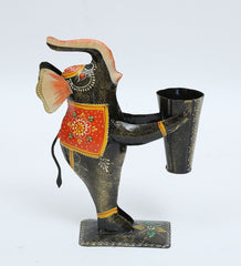 Elephant pen holder table decor