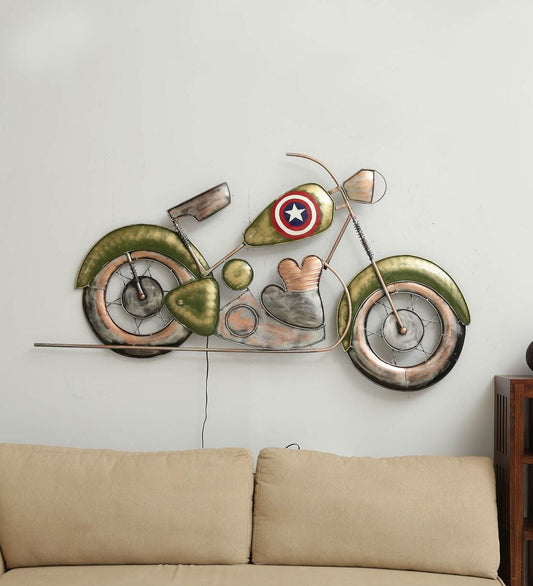 Captain America Bike Wall Decor