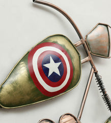 Captain America Bike Wall Decor