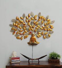 Tree With Mosque Buddha Wall Decor