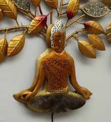 Tree With Mosque Buddha Wall Decor