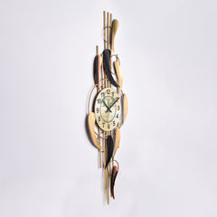 Stylish Black & Gold Wall clock