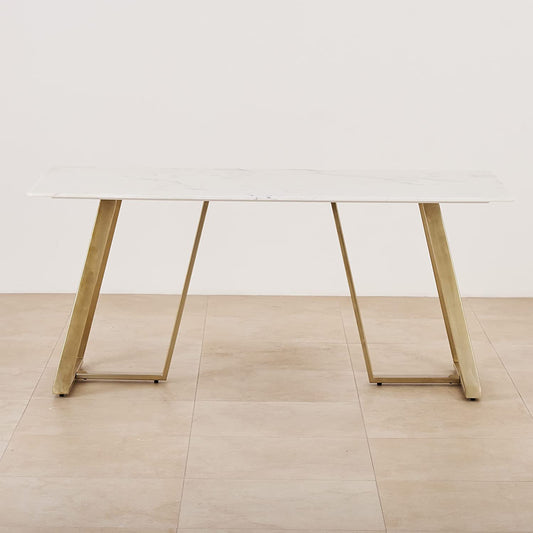 Convivial Metal Dining Table