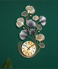 Flora Metal Wall Clock