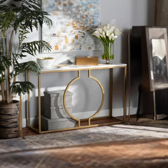 Splendour Metal Console Table