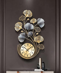 Flora Metal Wall Clock