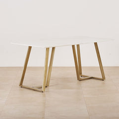 Convivial Metal Dining Table