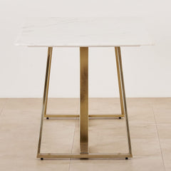 Convivial Metal Dining Table