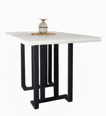 Black and White Dining Table