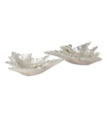 Christmas Leaf Platter Set of 2