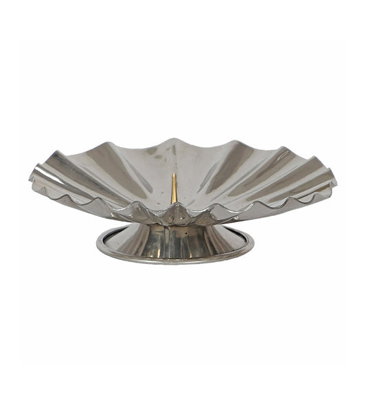Steel Silver Dhoop Stand
