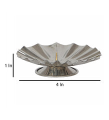 Steel Silver Dhoop Stand