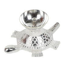 Silver Tortoise Akhand Dia