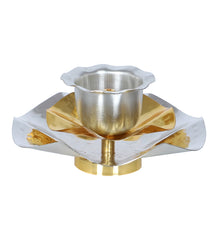 Gold & Silver Flower Brass Dia