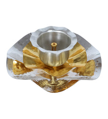 Gold & Silver Flower Brass Dia