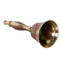 Pink & Gold Brass Bell