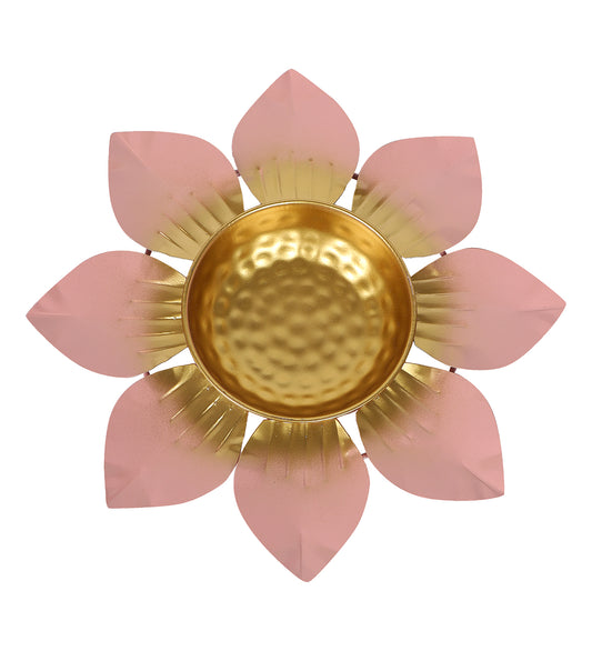 Baby Pink & Gold Flower Urli