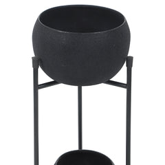 Black Double Layer Apple Planter