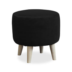 Parker Velvet Ottoman/Poufee Stool