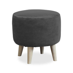 Parker Velvet Ottoman/Poufee Stool