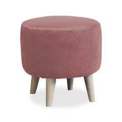 Parker Velvet Ottoman/Poufee Stool