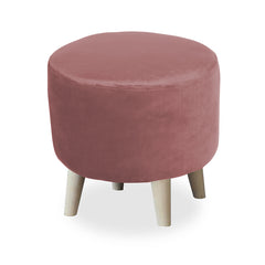 Parker Velvet Ottoman/Poufee Stool