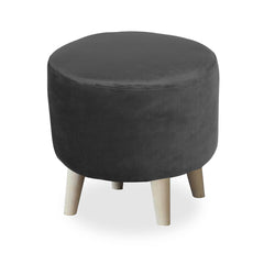 Parker Velvet Ottoman/Poufee Stool