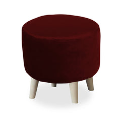 Parker Velvet Ottoman/Poufee Stool